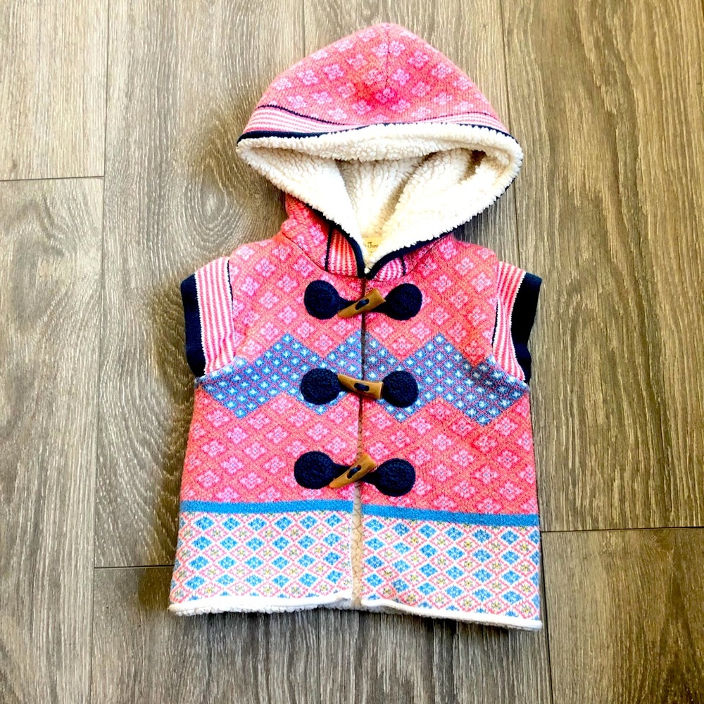 Mathilda Jane hoodie vest size 2